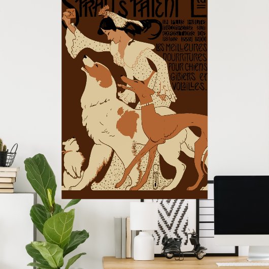 Poster Biscuits de chien breveté Spratt (Bureau à domicile)