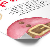 Poster Biscuits d'hiver pour bébé shower Couches de nuit (Coin)