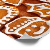 Poster Biscuits en pain d'épices de Noël (Coin)