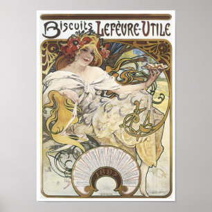 Poster Biscuits Lefeure-1897
