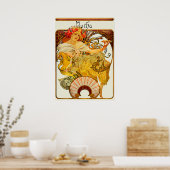 Poster Biscuits Lefeure Utile Biscuits par Alphonse Mucha (Cuisine)