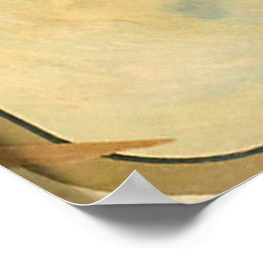 Poster Biscuits Lefeure-utile - par Alphonse Mucha (Coin)