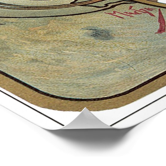 Poster Biscuits Lefevre Utile (Coin)