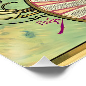 Poster Biscuits Lefevre-Utile par Alphonse Mucha (1896) (Coin)