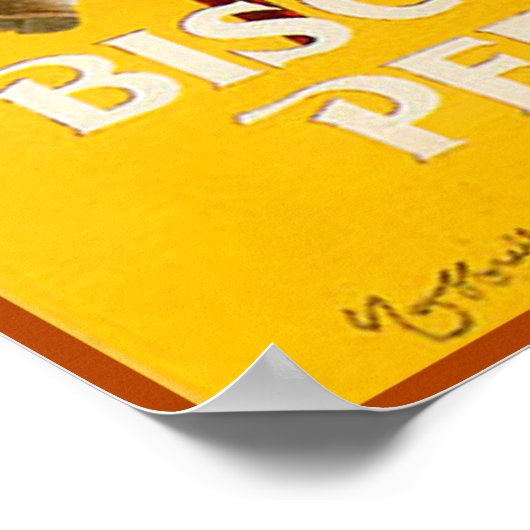Poster Biscuits vintages (Coin)