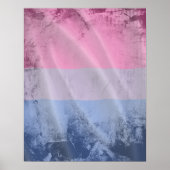 POSTER BISEXUAL FIDE FLAG WAVY DESIGN (Devant)