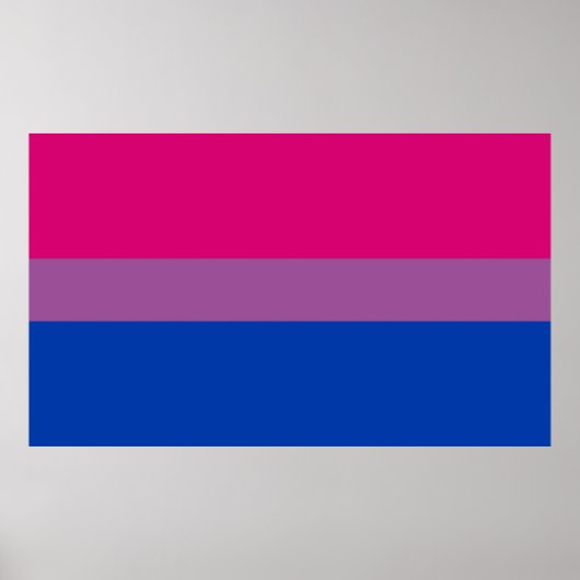 Poster Bisexual pride (Devant)