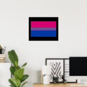 Poster Bisexual pride (Bureau à domicile)
