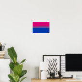 Poster Bisexual pride (Bureau à domicile)