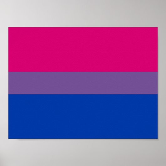 Poster Bisexual pride (Devant)