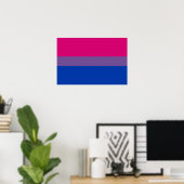 Poster Bisexual pride (Bureau à domicile)