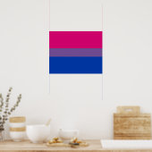 Poster Bisexualité drapeau (Cuisine)