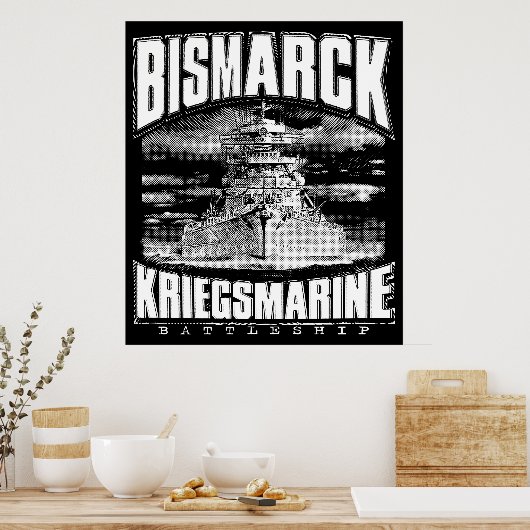 Poster Bismarck (Cuisine)