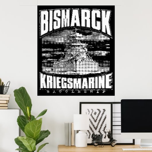 Poster Bismarck (Bureau à domicile)