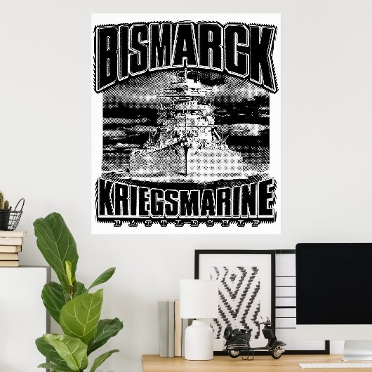 Poster Bismarck (Bureau à domicile)