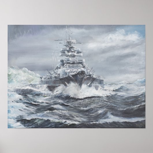 Poster Bismarck au large de la côte du Groenland 1900h 23 (Devant)