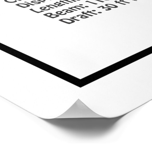 Poster Bismarck - Plan du plan de bataille BD (Coin)