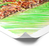 Poster Bismarckia nobilis palmier, dessin au crayon de co (Coin)