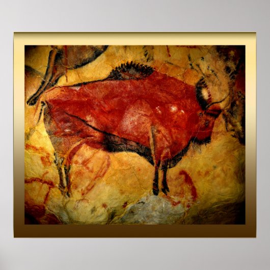 Poster Bison Altamira 3 (Devant)