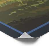 Poster Bison - Bassin de la rivière Chitina, Alaska (Coin)