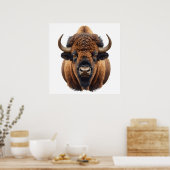 Poster Bison / Buffalo (Cuisine)