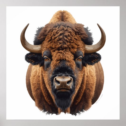 Poster Bison / Buffalo (Devant)