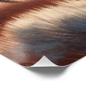 Poster Bison d'aquarelle sur les plaines (Coin)