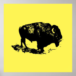 Poster Bison de Buffalo