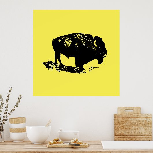 Poster Bison de Buffalo (Cuisine)