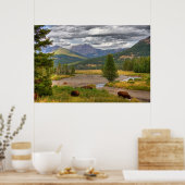 Poster Bison de Yellowstone (Cuisine)