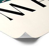 Poster Bison in Bathtub Art Print Tropical Bathroom (Coin)