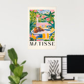 Poster Bison in Bathtub Art Print Tropical Bathroom (Bureau à domicile)