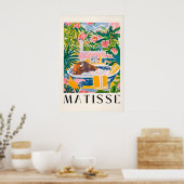 Poster Bison in Bathtub Art Print Tropical Bathroom (Cuisine)