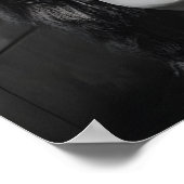 Poster Bison on Toilet Print, Funny Bathroom Newspaper (Coin)