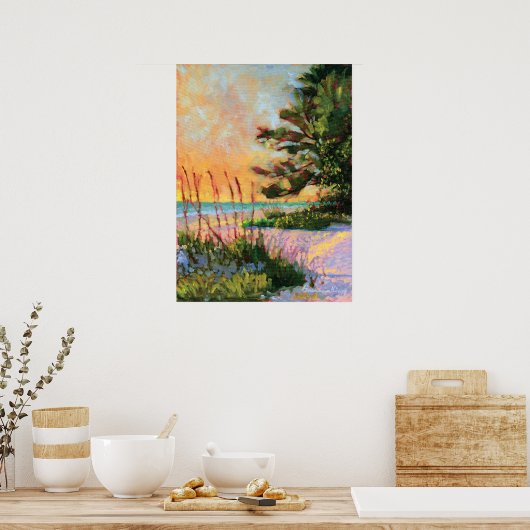 Poster Bistro de plage (Cuisine)