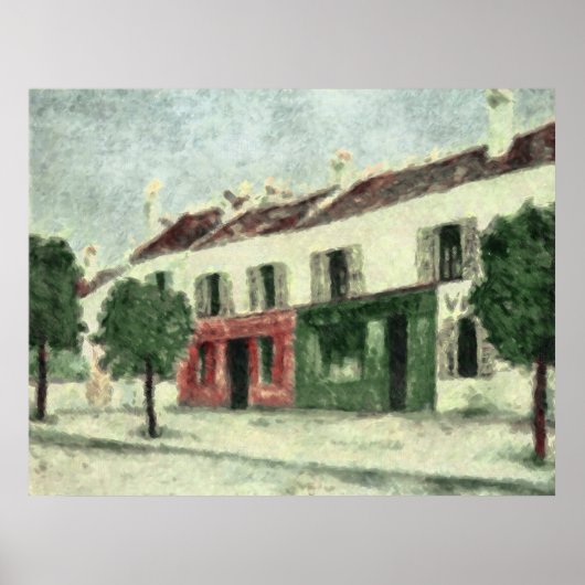 Poster Bistrot dans la banlieue (Devant)