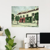 Poster Bistrot dans la banlieue (Bureau à domicile)