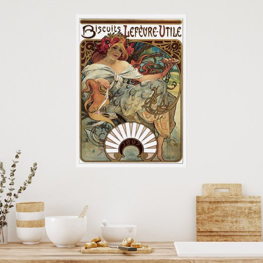 Poster Bisuits Lefevre Utile (Cuisine)