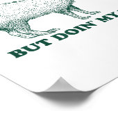 Poster Bit Drôle D'Un Mess Capybara Graphique De Mème Pou (Coin)