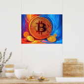 Poster Bitcoin (Cuisine)