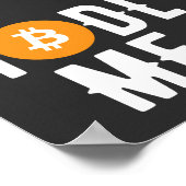 Poster Bitcoin Hodl me (Coin)