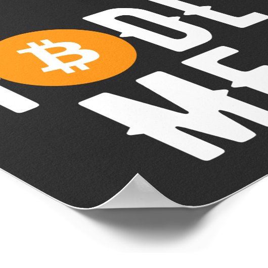 Poster Bitcoin Hodl me (Coin)