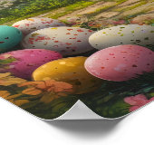 Poster Bitcoin Oeuf de Pâques Hodl Rabbit Trou (Coin)