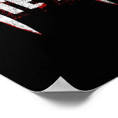 Poster Bite Me Vampire Dents Bloody Halloween (Coin)