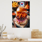 Poster Bites de Busan : Bliss de Bulgogi 24x36 (Cuisine)