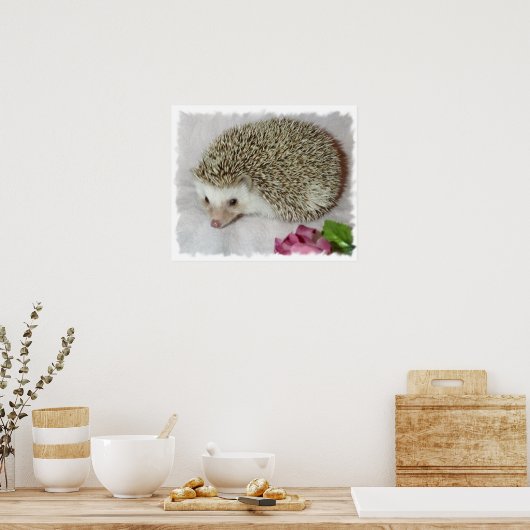 Poster Bitsy le hérisson (Cuisine)