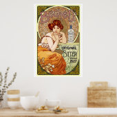 Poster Bitters de Becher, 1807, Art Nouveau (Cuisine)