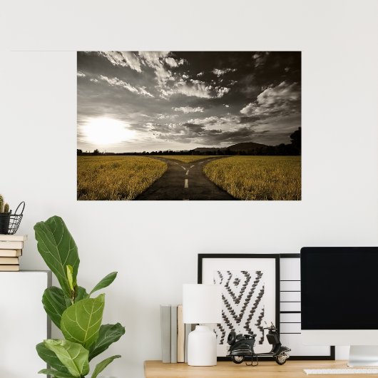 Poster Bivio (Bureau à domicile)