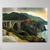 Poster Bixby Bridge Big Sur Imprimer (Devant)
