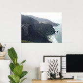 Poster Bixby Bridge, Highway 1 en Californie (Bureau à domicile)